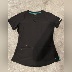 Black Med Couture Scrub Set (S/SP)